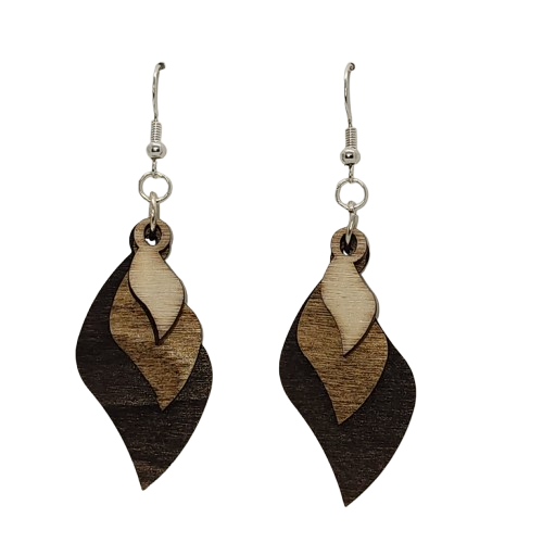 Tri-Tone Layered Leaf